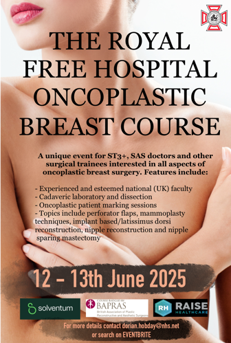 The Royal Free Hospital Oncoplastic Breast Course 2025